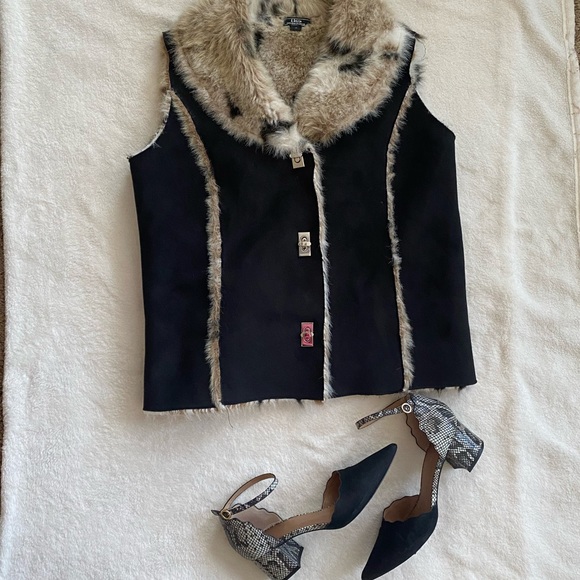 Fur women vest - Picture 5 of 6